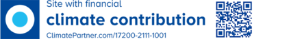 ClimatePartner Klimabeitrag-Zertifikat für den Standort Freudenau