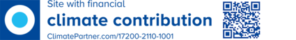 Klimabeitrag-Zertifikat für den Standort Lenzing von ClimatePartner