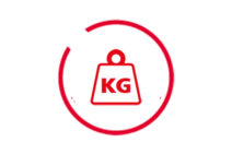 Frachtgewicht in Kilogramm