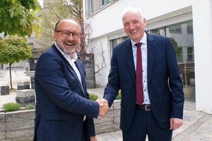 RCG Vorstand Gottfried Eymer und Mike Edelmann, GF Rohrdorfer