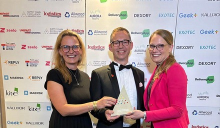 Preisverleihung bei den SCEA 2024 zur Auszeichnung herausragender Leistungen im Supply-Chain-Management