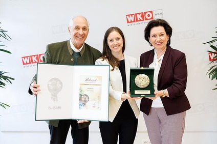 Ehrenpreis beim Energy Globe Award für die Rail Cargo Group und den Emissionskalkulator MEILS