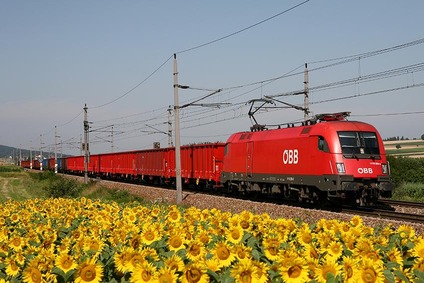 RCG train in the countryside