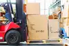 Forklift with cartons on pallet symbolising LCL transport in China