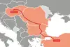 TransFER Budapest–Köseköy Karte