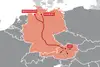 TransFER Linz–Hamburg/Bremerhaven Map