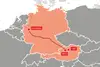 TransFER Linz–Duisburg–Wels Karte
