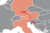 TransFER Munich–Trieste Map