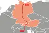 TransFER Verona–Luebeck Karte