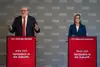 Andreas Matthä und Manuela Waldner bei der Präsentation der ÖBB Bilanz 2023