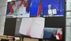 Leonore Gewessler, Volker Wissing und Albert Rösti präsentieren per Videokonferenz das Positionspapier zur DAK
