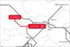 Streckenkarte des Rail Cargo Group TransFER zwischen Salzburg und Augsburg