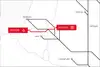 Karte der TransFER-Route Duisburg–Antwerpen im Netzwerk der Rail Cargo Group