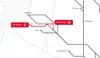 Karte der Rail Cargo Group TransFER-Verbindung zwischen Duisburg und Antwerpen