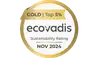 EcoVadis Gold-Rating – Top 5 % Nachhaltigkeitsbewertung, November 2024