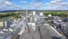 Luftaufnahme der Industrieanlage KremsChemie in Krems an der Donau