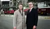 Christoph Grasl (RCG) und Bernhard Auer (Alpacem Austria) bei einer Güterverkehrsanlage