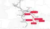 TransFER Budapest–Balkans Karte