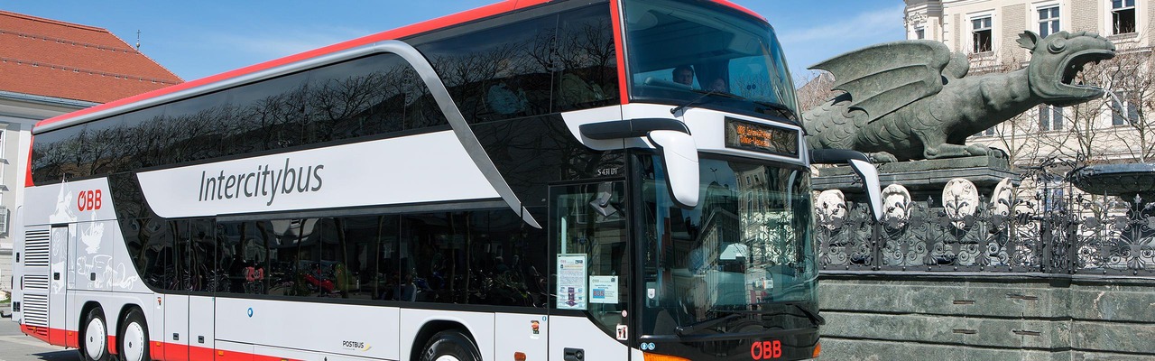 Intercitybus in Klagenfurt