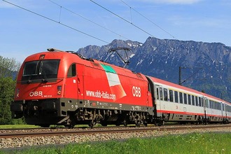 DB-ÖBB Zug in Oberaudorf