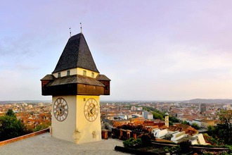 Torre dell'orologio a Graz