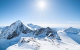 Bergpanorama vom Stubaier Gletscher