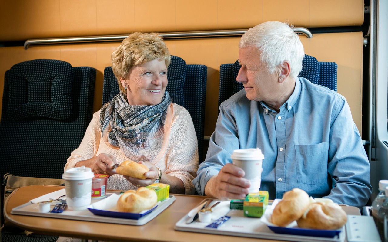 Frühstück im Schlafwagen