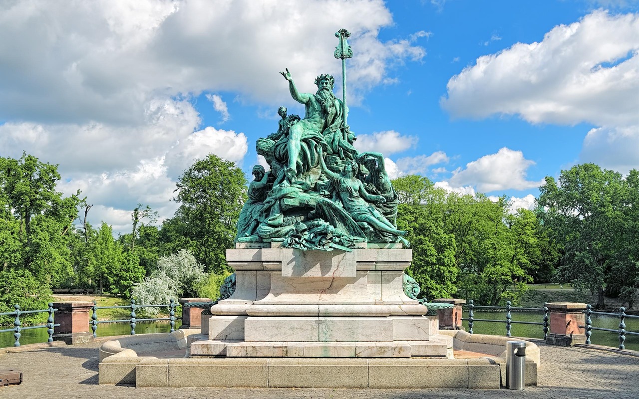 Fontaine du Rhin de Düsseldorf