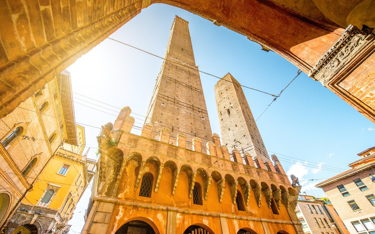 Bologna city view