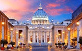 Vista di Roma del Vaticano