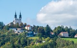 Blick auf den Pöstlingberg in Linz