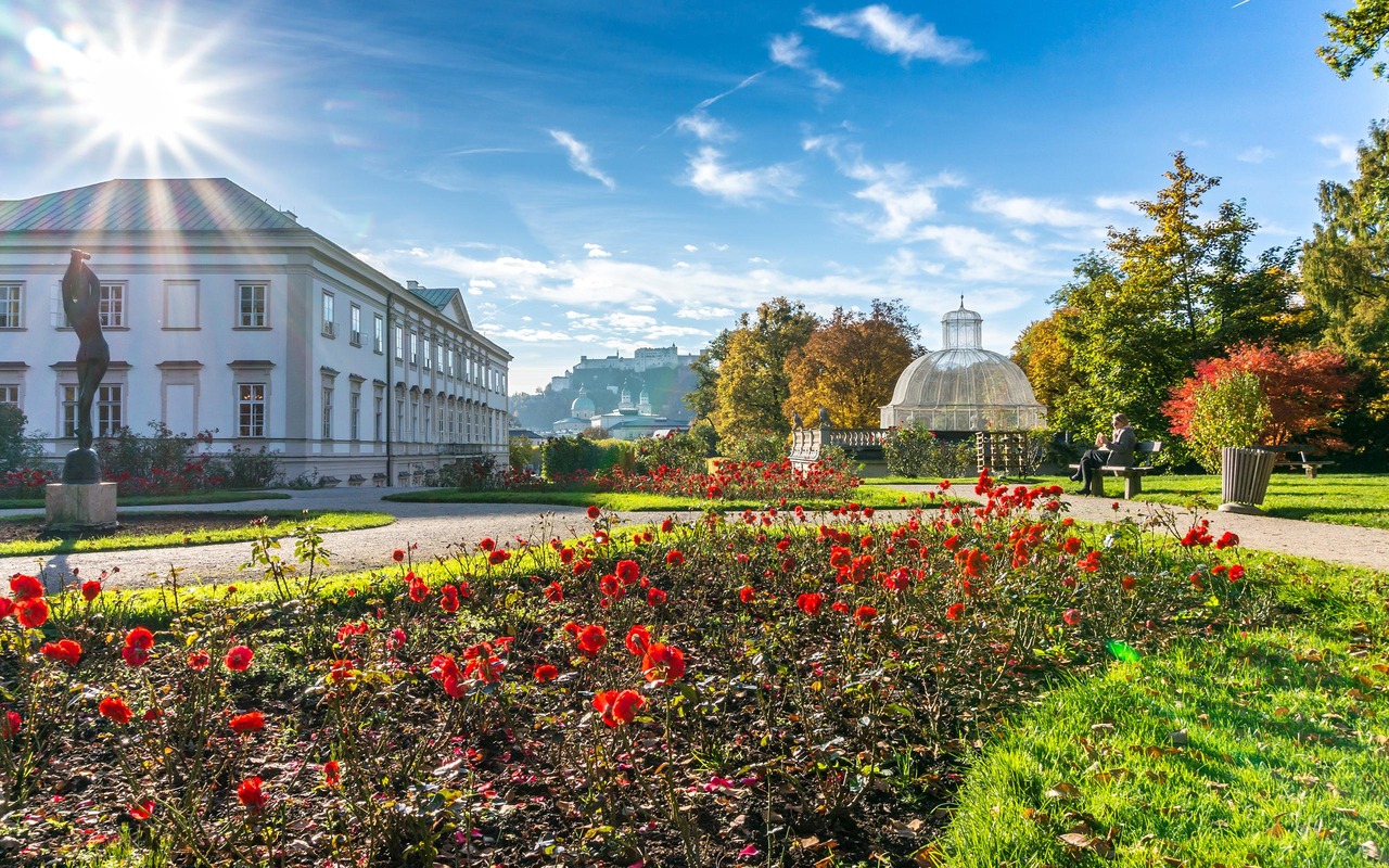 Salzburg Mirabell-tuinen