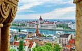 Boedapest uitzicht op de oude stad