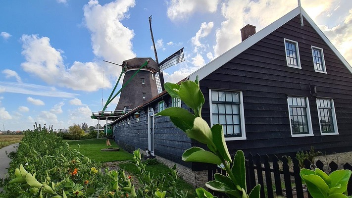 Traditionelles Haus in den Niederlanden