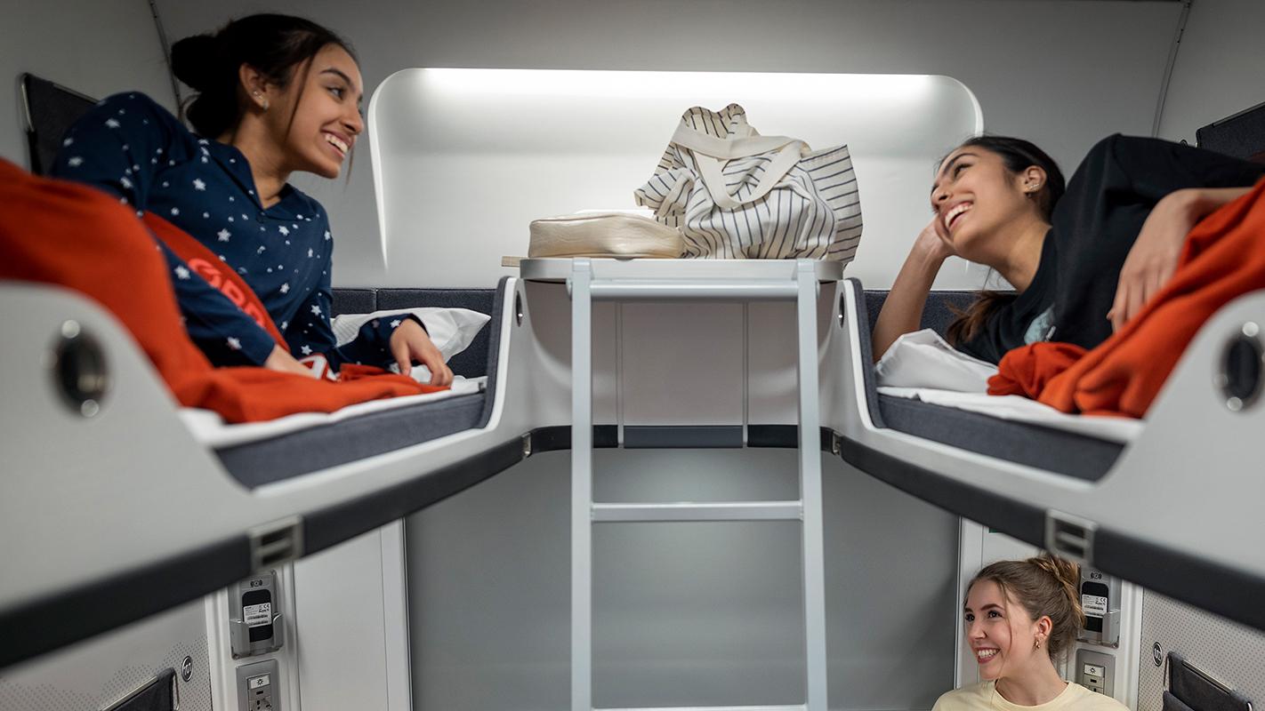 Ladies only compartment Nightjet