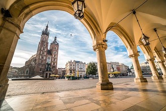 Piazza del mercato di Cracovia 