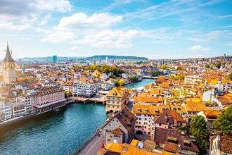 Zurich city panorama 