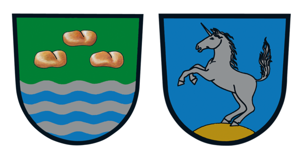 Logos der Gemeinden Eberndorf und St. Kanzian