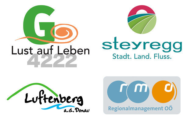 Logos der Gemeinden und des Verkehrsverbundes