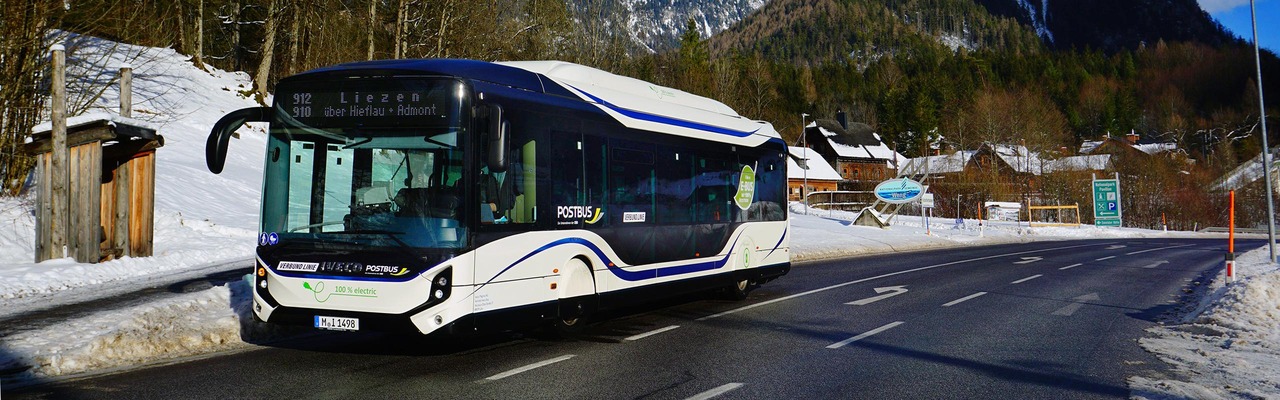 E-Bus unterwegs in der Steiermark