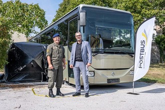 Postbus unterstützt das österreichische Bundesheer