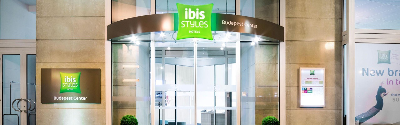 Eingangsbereich im Ibis Styles Budapest Center