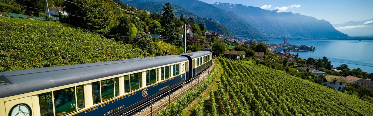 Belle Epoque Zug über Genfer See 