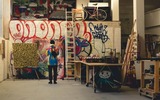 Kunst, Graffiti und trash - die ideale Umgebung für Boicut