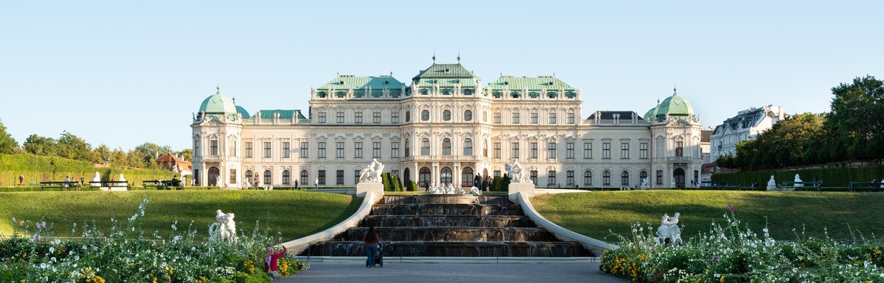Wien Oberes Belvedere Außenansicht