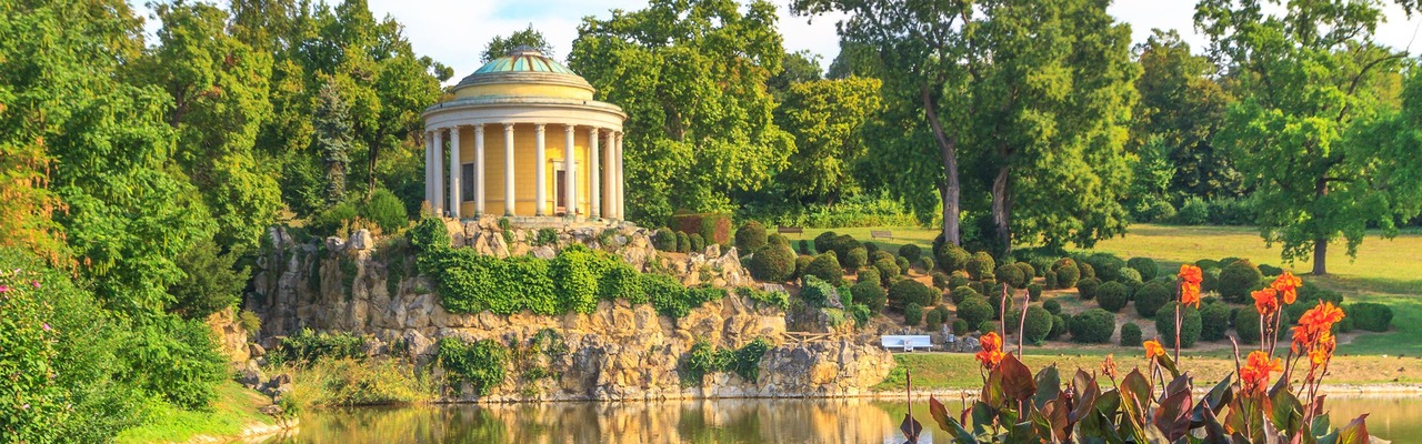 Park in Esterhazy Palace in Burgenland