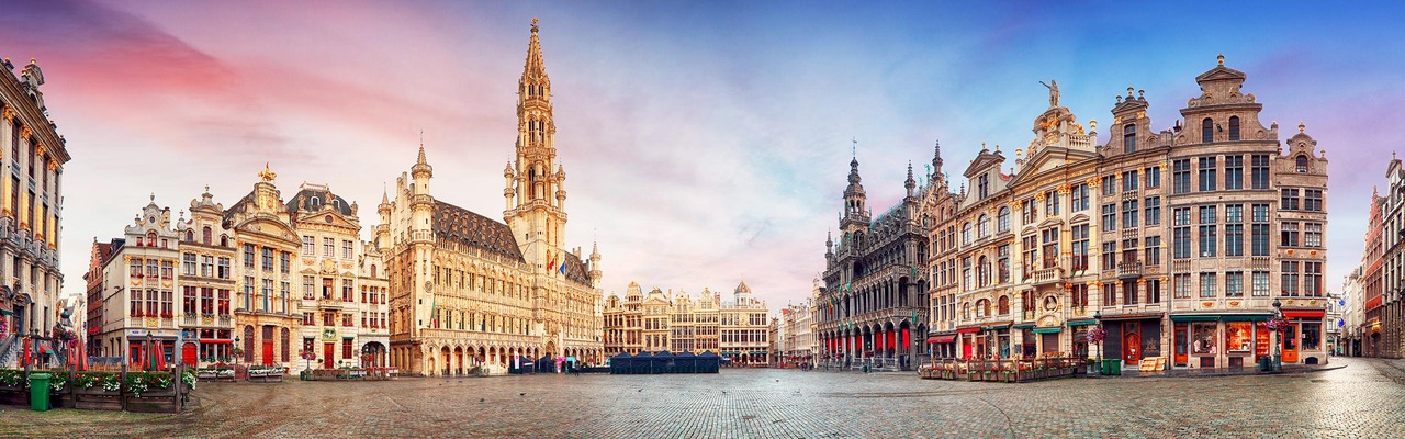 Panorama des Zentrums von Brüssel