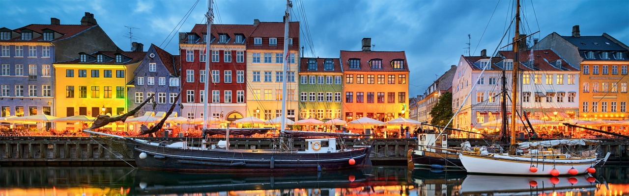 Colorful houses in Nyhavn, Copenhagen
