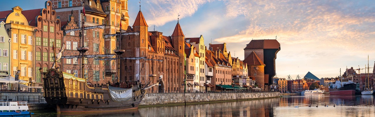 City panorama in Gdansk