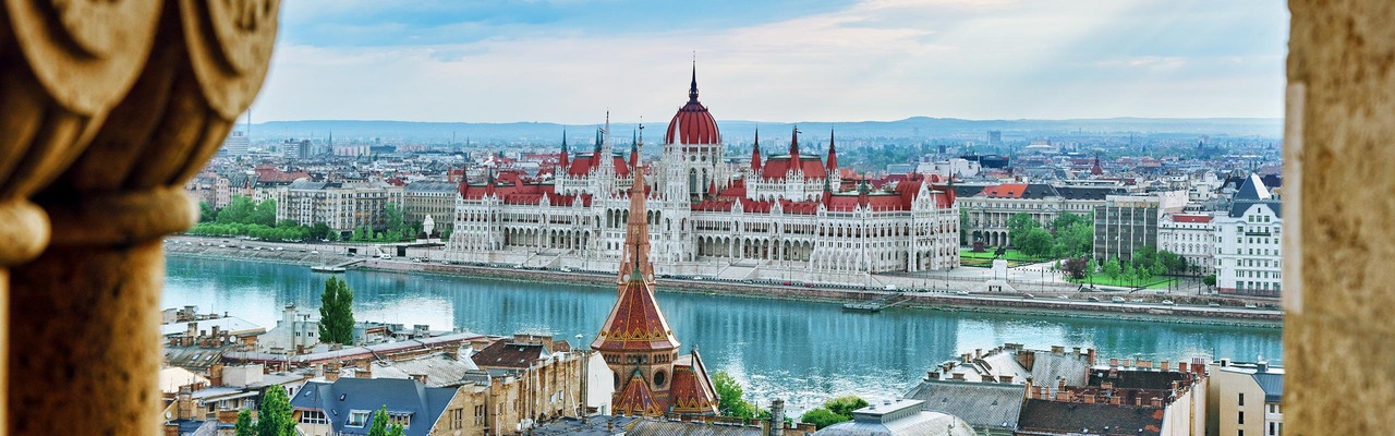 City panorama of Budapest